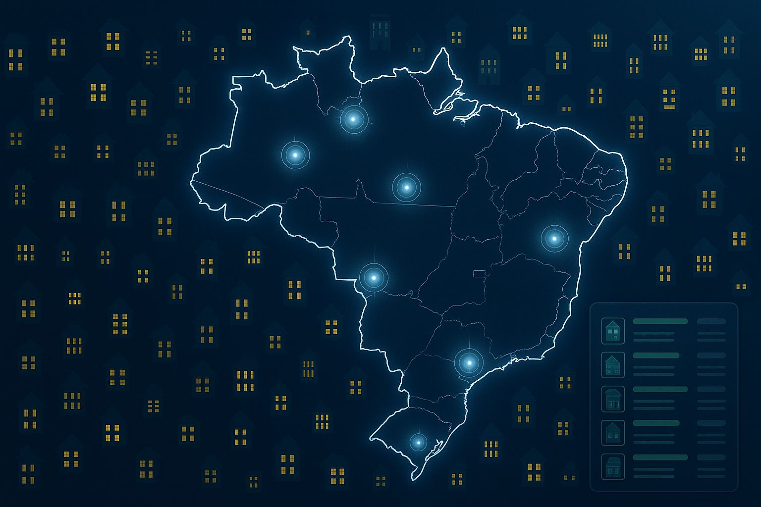 Radar de oportunidades imobiliárias para o Brasil