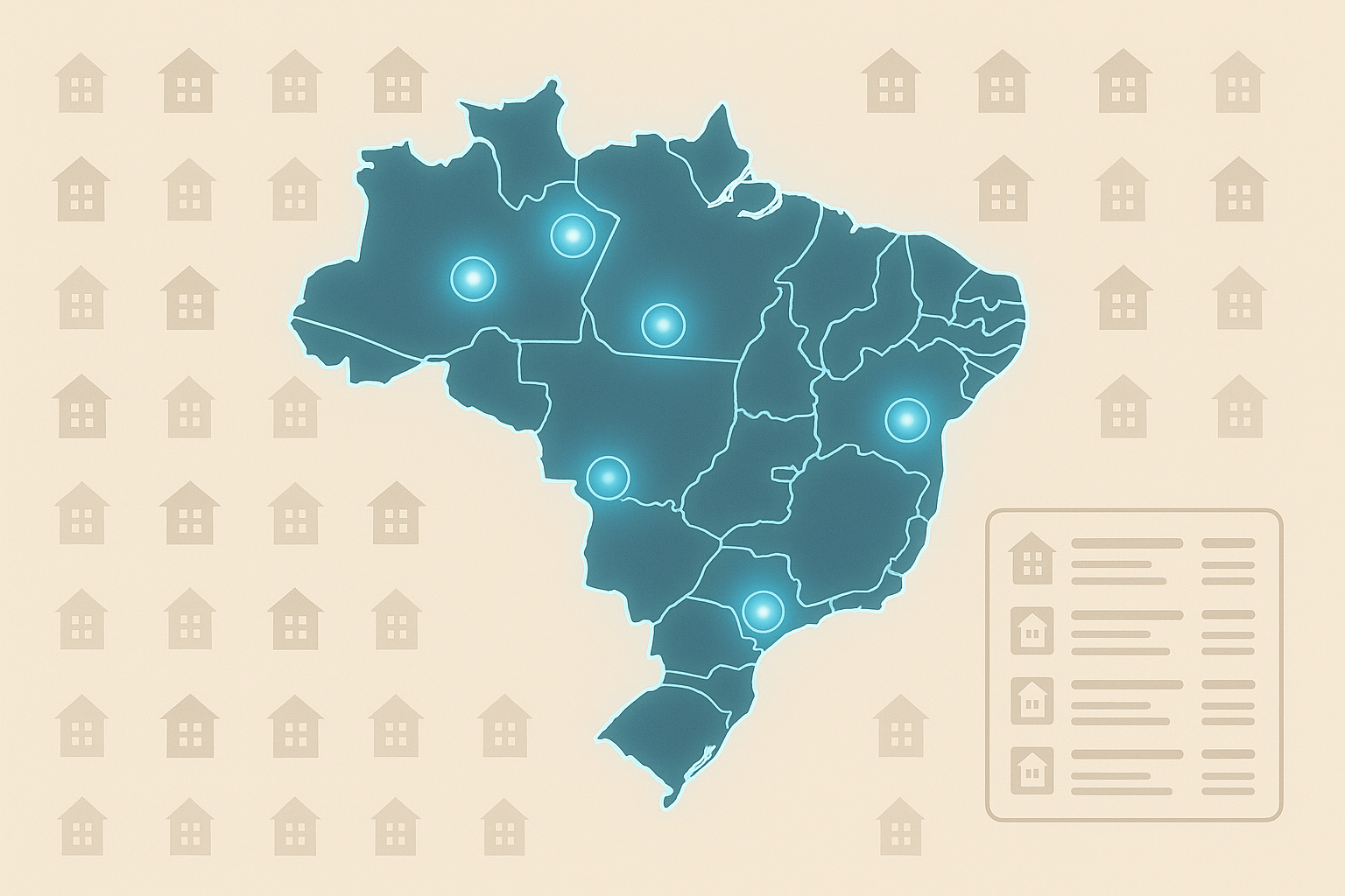 Radar de oportunidades imobiliárias para o Brasil